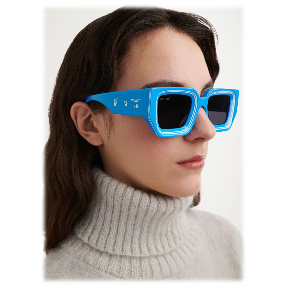 Off-White - Francisco Square-Frame Tinted Sunglasses - Green