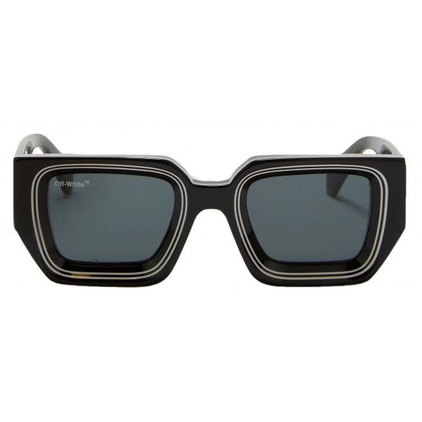 Off-White - Francisco Square-Frame Tinted Sunglasses - Black - Luxury - Off-White Eyewear