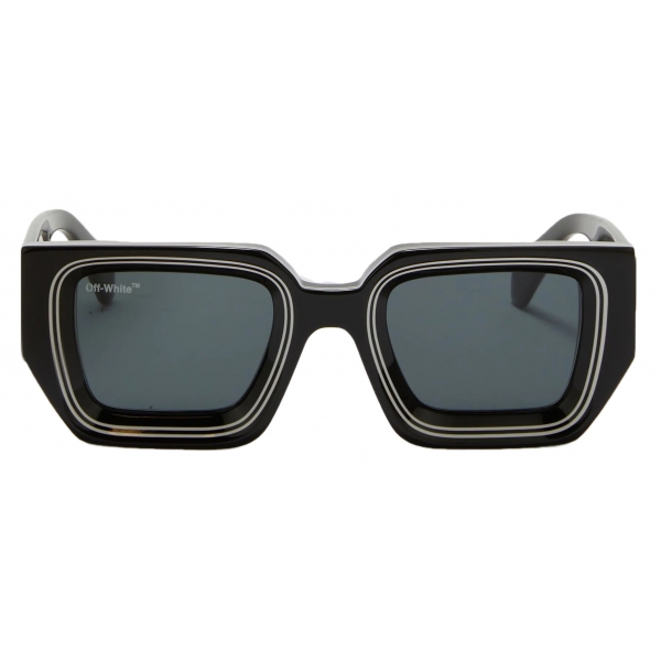 Off-White - Occhiali da Sole Francisco Squadrati Colorati - Nero - Luxury - Off-White Eyewear