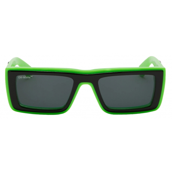 Off-White - Jacob Sunglasses - Black Green - Luxury - Off-White Eyewear