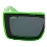 Off-White - Occhiali da Sole Jacob - Nero Verde - Luxury - Off-White Eyewear