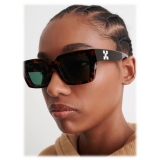 Off-White - Occhiali da Sole Virgil - Marrone Tartaruga - Luxury - Off-White Eyewear