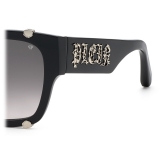 Philipp Plein - Square Plein Icon Hexagon - Black - Sunglasses - Philipp Plein Eyewear