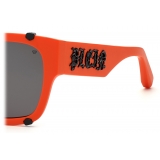 Philipp Plein - Square Plein Icon Hexagon - Dark Orange - Sunglasses - Philipp Plein Eyewear