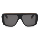 Philipp Plein - Rectangular Oversize Plein Hexagon - Nero - Occhiali da Sole - Philipp Plein Eyewear