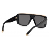 Philipp Plein - Rectangular Oversize Plein Hexagon - Nero - Occhiali da Sole - Philipp Plein Eyewear