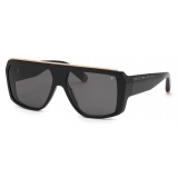 Philipp Plein - Rectangular Oversize Plein Hexagon - Black - Sunglasses - Philipp Plein Eyewear