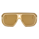 Philipp Plein - Oversize Plein Adventure Mask - Pink Gold - Sunglasses - Philipp Plein Eyewear