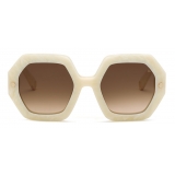 Philipp Plein - Butterfly Plein First Lady Exclusive - Avorio - Occhiali da Sole - Philipp Plein Eyewear