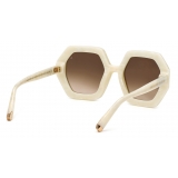 Philipp Plein - Butterfly Plein First Lady Exclusive - Ivory - Sunglasses - Philipp Plein Eyewear