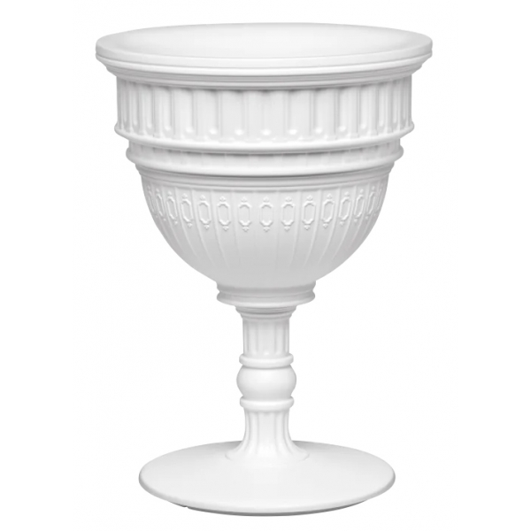 Qeeboo - Capitol Planter and Champagne Cooler - White - Qeeboo Planter by Studio Job - Furnishing - Home
