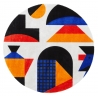 Qeeboo - Carpet Oggian Italian Vibes Round - Tappeto Qeeboo by Marco Oggian - Arredo - Casa