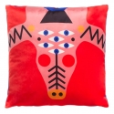 Qeeboo - Cushion Oggian Crocopink (45x45cm) - Qeeboo Pillow by Marco Oggian - Furnishing - Home