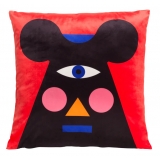 Qeeboo - Cushion Oggian Mr. Mouse (45x45cm) - Qeeboo Pillow by Marco Oggian - Furnishing - Home
