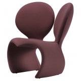 Qeeboo - Don’t F**K With The Mouse Armchair (Fabric) - Rosso - Poltrona Qeeboo by Ron Arad - Arredo - Casa
