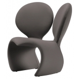 Qeeboo - Don’t F**K With The Mouse Armchair (Fabric) - Grey - Qeeboo Armchair by Ron Arad - Furnishing - Home