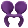 Qeeboo - Don’t F**K With The Mouse Armchair - Purple - Qeeboo Armchair by Ron Arad - Furnishing - Home