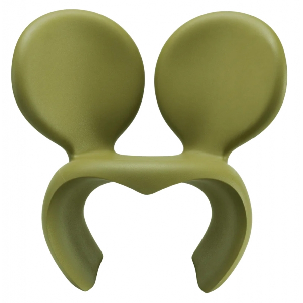 Qeeboo - Don’t F**K With The Mouse Armchair - Verde - Poltrona Qeeboo by Ron Arad - Arredo - Casa