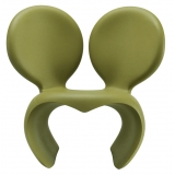 Qeeboo - Don’t F**K With The Mouse Armchair - Green - Qeeboo Armchair by Ron Arad - Furnishing - Home