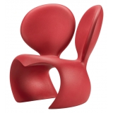 Qeeboo - Don’t F**K With The Mouse Armchair - Red - Qeeboo Armchair by Ron Arad - Furnishing - Home