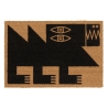 Qeeboo - Doormat Diagonal Camel - Qeeboo Doormat by Marco Oggian - Furnishing - Home