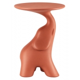 Qeeboo - Pako - Terracotta - Qeeboo Side Table by Stefano Giovannoni - Furnishing - Home