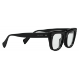 Gucci - Occhiale da Sole Quadrati - Nero Giallo Chiaro - Gucci Eyewear