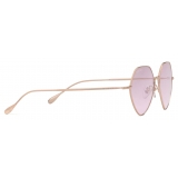 Gucci - Geometric Frame Sunglasses - Rose Gold Magenta - Gucci Eyewear