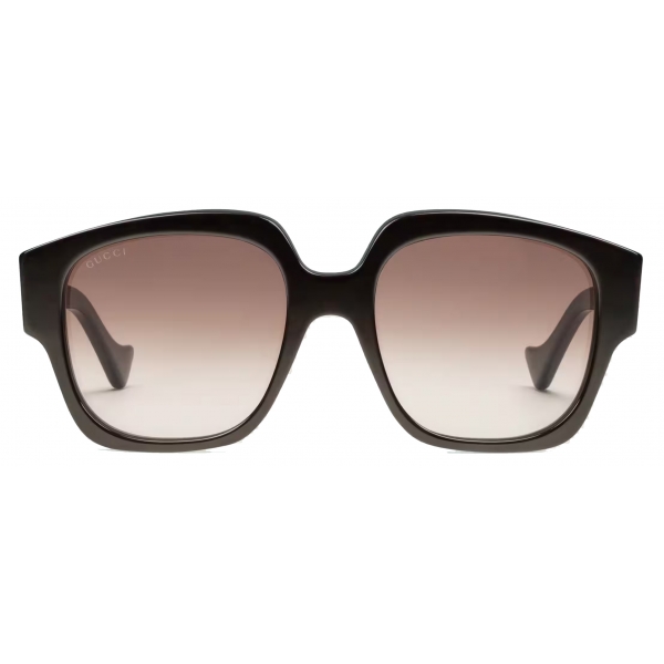 Gucci - Squared-Frame Sunglasses - Tortoiseshell Brown - Gucci Eyewear