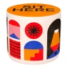 Qeeboo - Pouf Oggian Sit Here Orange S - Qeeboo Pouf by Marco Oggian - Furnishing - Home
