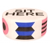 Qeeboo - Pouf Oggian Sit Here White L - Qeeboo Pouf by Marco Oggian - Furnishing - Home