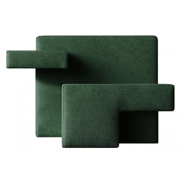 Qeeboo - Primitive Armchair - Dark Green - Qeeboo Armchair by Studio Nucleo - Furnishing - Home