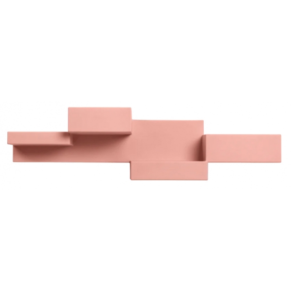 Qeeboo - Primitive Bookshelf XS - Pink - Qeeboo Bookshelf by Studio Nucleo - Furnishing - Home