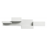 Qeeboo - Primitive Bookshelf XS - Bianco - Libreria Qeeboo by Studio Nucleo - Arredo - Casa