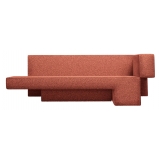 Qeeboo - Primitive Sofa Bouclé - Red - Qeeboo Sofa by Studio Nucleo - Furnishing - Home