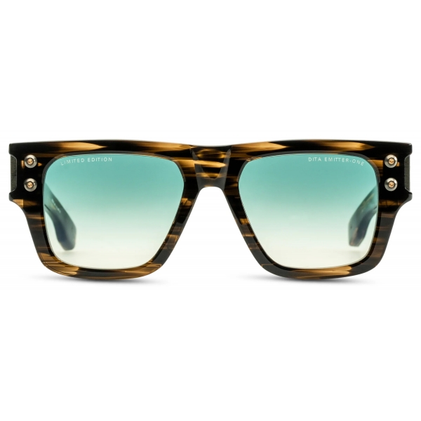 DITA - Emitter-One Limited Edition - Burnt Timber Dark Turquoise - DTS418 - Sunglasses - DITA Eyewear