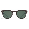 Mykita - Callum - NO1 - Marrone Scuro Polarized Pro Hi-Con Verde - Metal Collection - Occhiali da Sole - Mykita Eyewear