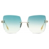 DITA - Embra - Argento Oro Bianco Turchese Sfumato - DTS155 - Occhiali da Sole - DITA Eyewear