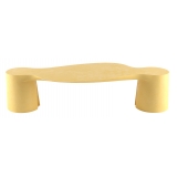 Qeeboo - Two Legs and a Table - Yellow - Qeeboo Table by Ron Arad - Furnishing - Home