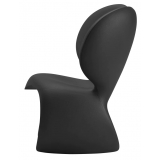 Qeeboo - Don’t F**K With The Mouse Armchair - Black - Qeeboo Armchair by Ron Arad - Furnishing - Home