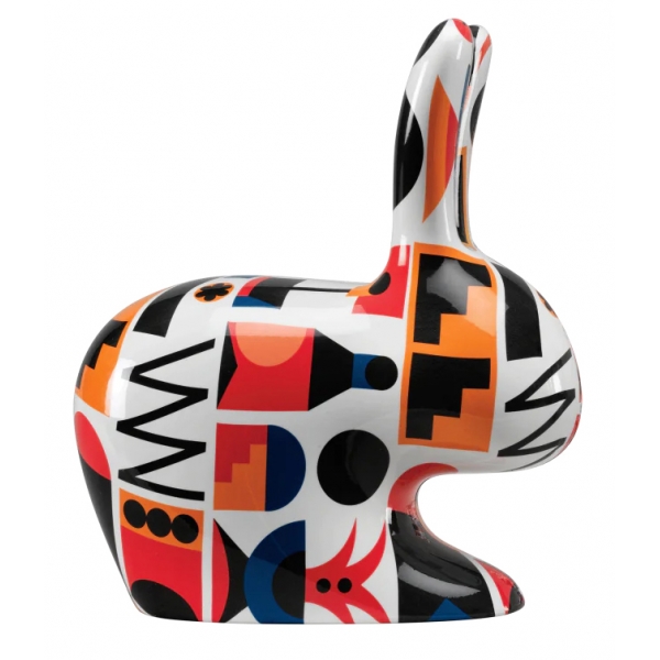 Qeeboo - Rabbit M Edition Oggian White - Qeeboo Decoration by Stefano Giovannoni - Furnishing - Home