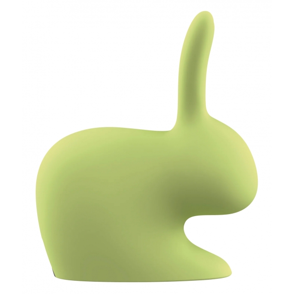 Qeeboo - Rabbit MINI - Set of 5 Pieces - Green - Qeeboo Power Bank by Stefano Giovannoni - Furnishing - Home