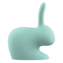 Qeeboo - Rabbit MINI - Set of 5 Pieces - Blue - Qeeboo Power Bank by Stefano Giovannoni - Furnishing - Home