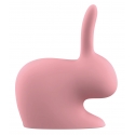 Qeeboo - Rabbit MINI - Set of 5 Pieces - Rosa - Accumulatore di Energia Qeeboo by Stefano Giovannoni - Arredo - Casa