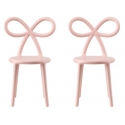 Qeeboo - Ribbon Chair Baby - Set of 2 Pieces - Pink - Qeeboo Chair by Nika Zupanc - Furnishing - Home