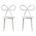 Qeeboo - Ribbon Chair Baby - Set of 2 Pieces - Bianco - Sedia Qeeboo by Nika Zupanc - Arredo - Casa