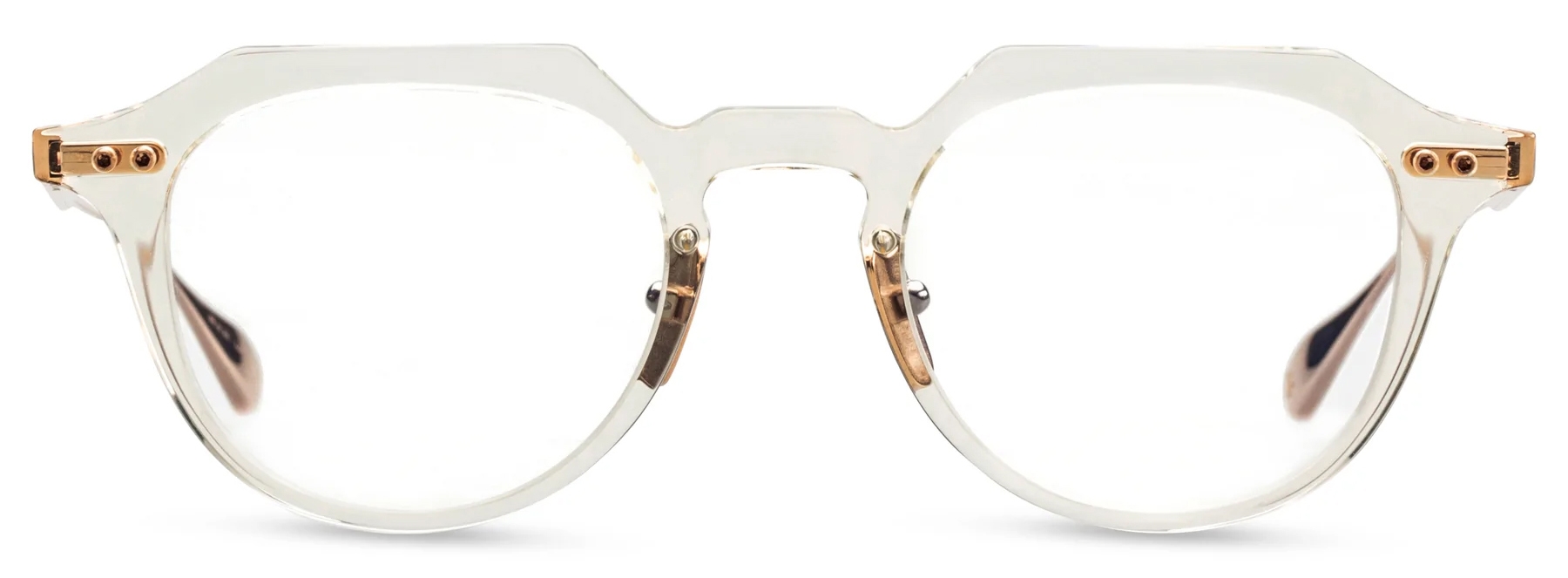 DITA - Oku - Vintage Clear White Gold - DTX419 - Optical Glasses