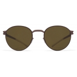 Mykita - Carlo - NO1 - Mocca Dark Sand Green - Metal Collection - Sunglasses - Mykita Eyewear