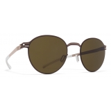 Mykita - Carlo - NO1 - Mocca Dark Sand Green - Metal Collection - Sunglasses - Mykita Eyewear