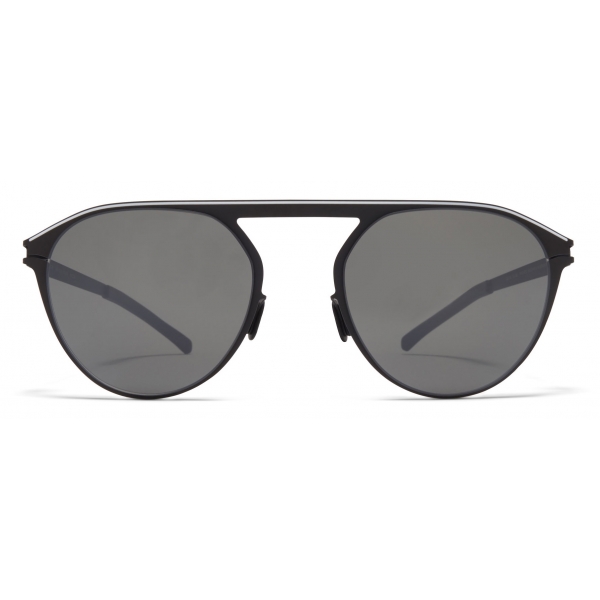 Mykita - Paulin - NO1 - Black White Mirror Black - Metal Collection - Sunglasses - Mykita Eyewear
